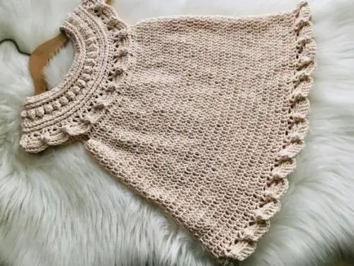 Vestido de Crochê Infantil/bebê