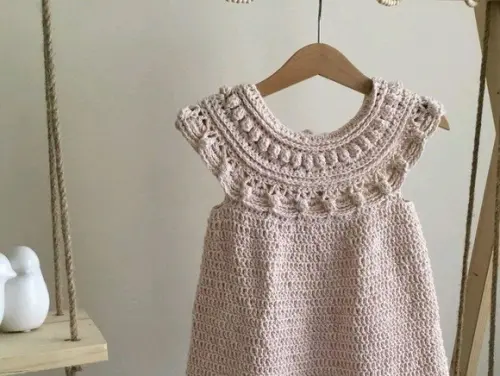 Vestido de Crochê Infantil/bebê