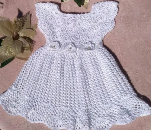 Vestido de Crochê Infantil/bebê