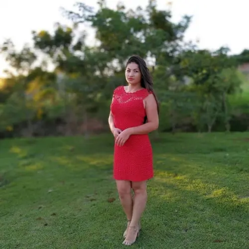 Vestido de crochê Luiza