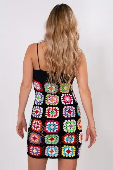 Vestido de crochê Samara