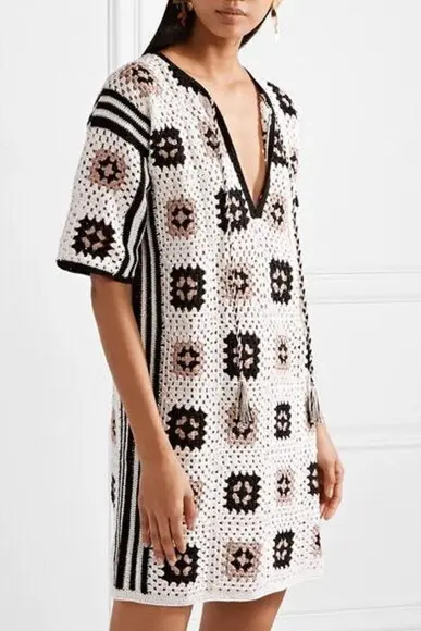 Vestido de crochê Samara