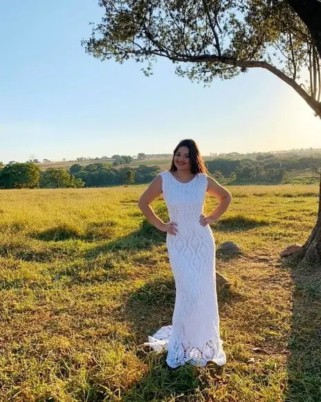 Vestido de Noiva em Crochê
