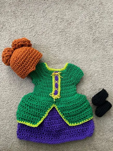Vestido Fantasia Hocus Pocus Winifred "winnie" Sanderson