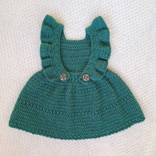 Vestido Infantil de Crochê