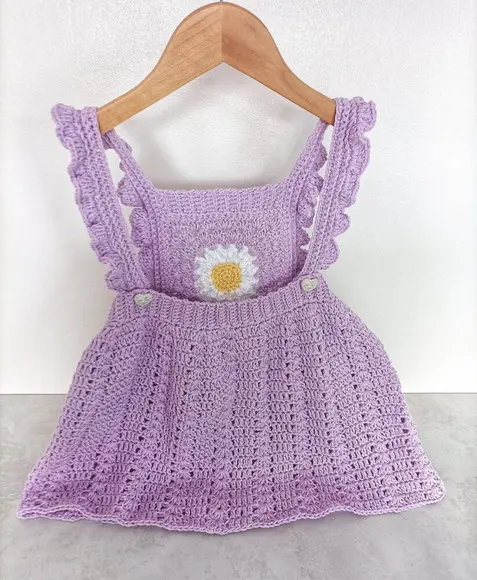 Vestido Infantil de Crochê