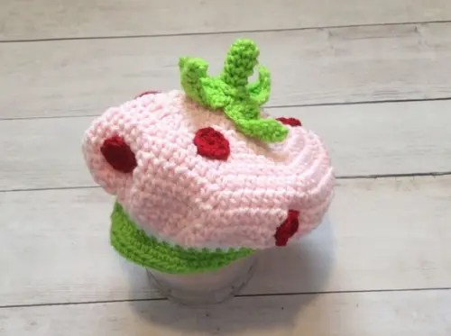 Vestido Moranguinho Bebê em Crochê