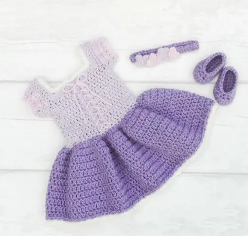 Vestido Princesa Rapunzel