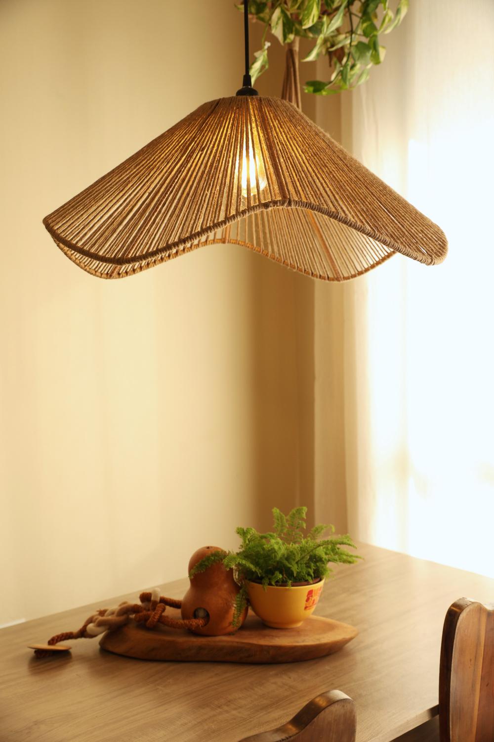 Luminária Pendente Orgânica de teto - 60CM