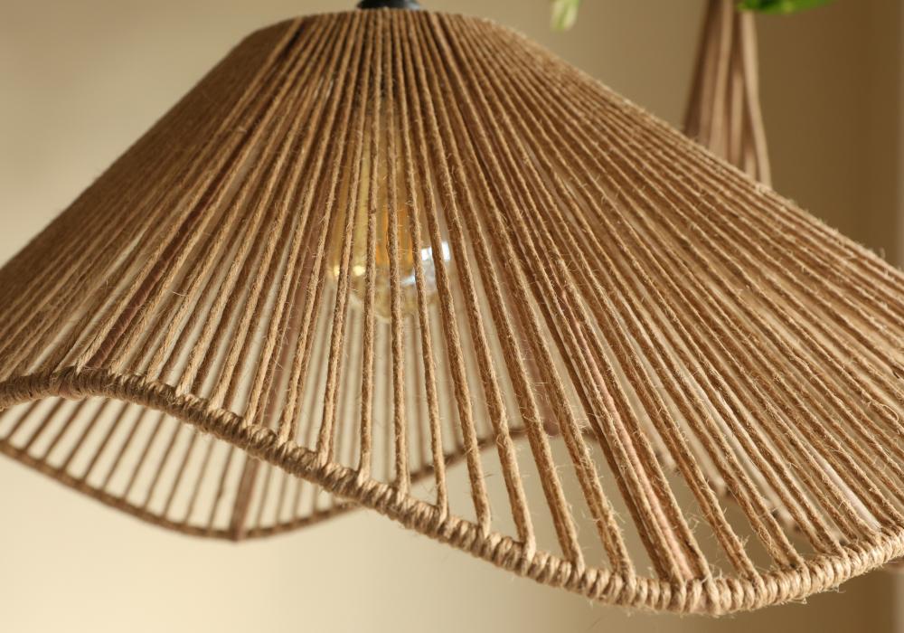 Luminária Pendente Orgânica de teto - 70cm