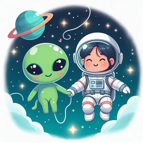 Astronauta, Galáxia, Espaço
