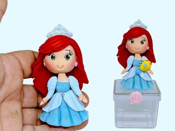Aplique Princesas 3D de biscuit