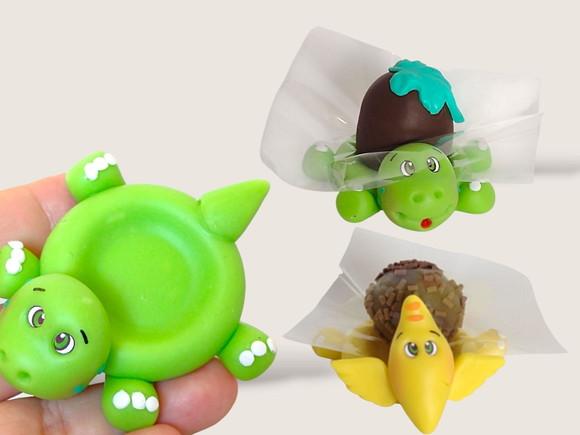 Forminhas para Docinhos de Biscuit Tema Dinossauros