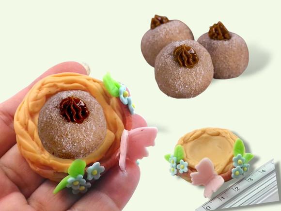 Forminhas para Doces ninho de passarinho de biscuit