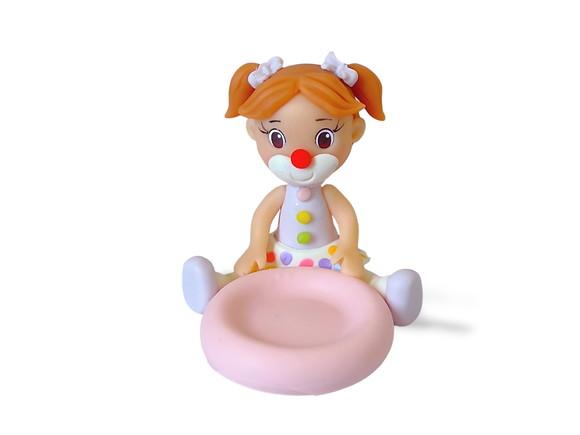 Forminhas para Doces Palhacinha Circo Menina em Biscuit