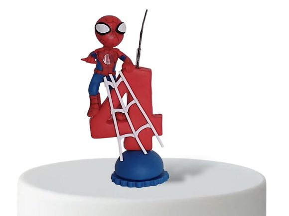 Vela de Biscuit Homem Aranha