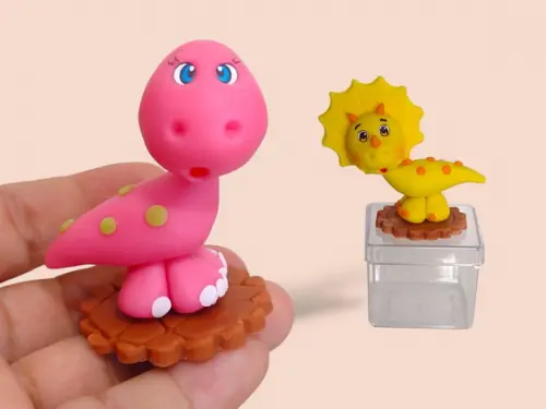 Aplique Dinossauros de biscuit