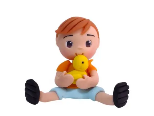 Boneco personalizado tema fazendinha em biscuit lembrancinhas