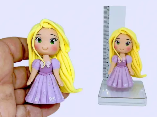 Aplique Princesas 3D de biscuit