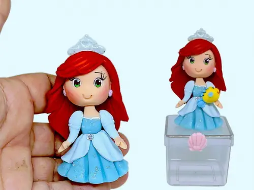 Aplique Princesas 3D de biscuit