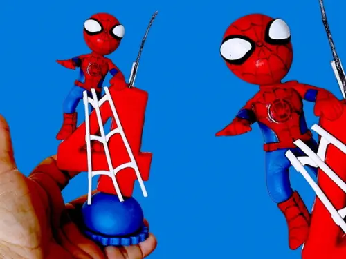 Vela de Biscuit Homem Aranha