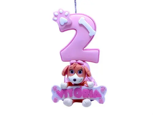 Vela Personalizada Patrulha Cachorrinhos