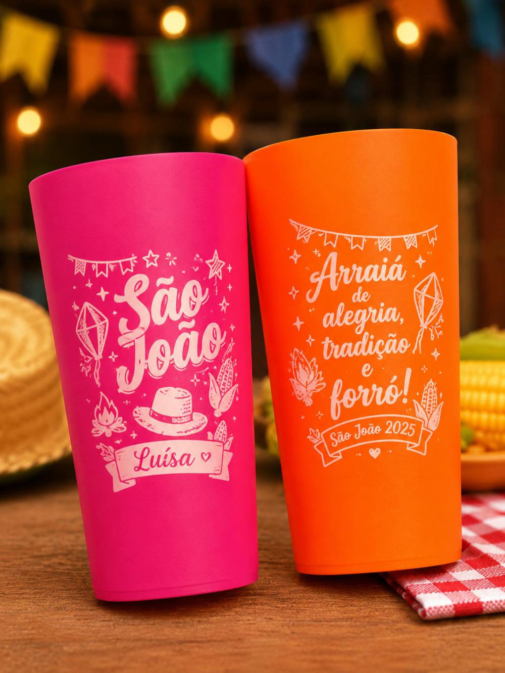 Copo Eco 300 ml Personalizado são joão