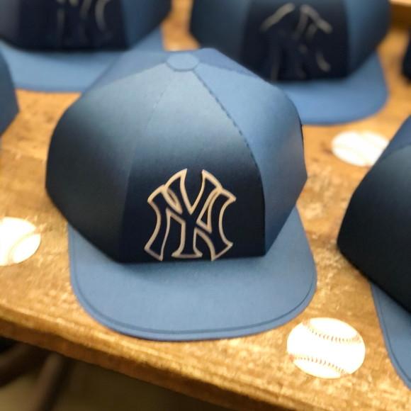 Caixa Bone Personalizada No Tema New York Yankees!