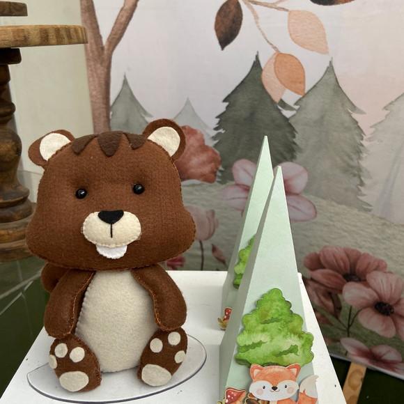 Caixa Cone Personalizada no Tema Bosque!