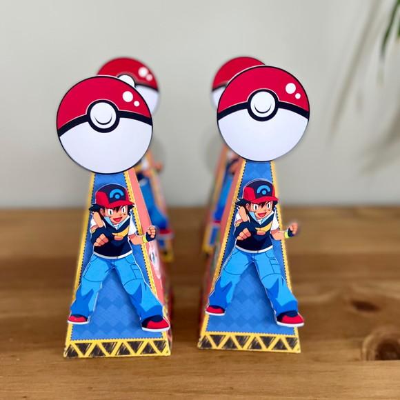 Caixa Cone Personalizada no Tema Pokémon!