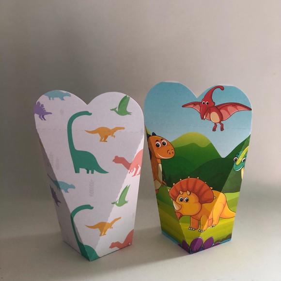 Caixa Coração Personalizada no tema Dinossauro!