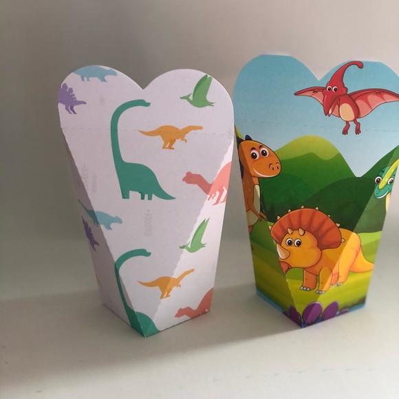 Caixa Coração Personalizada no tema Dinossauro!