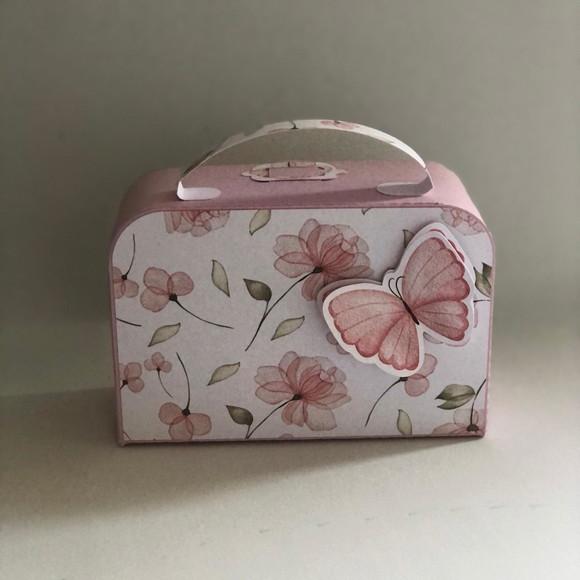 Caixa Lembrancinha Maleta Personalizada no Tema Jardim!