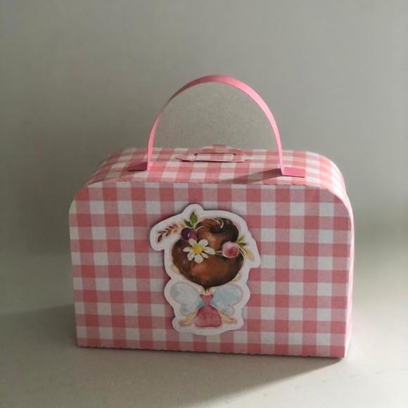 Caixa Lembrancinha Maleta Personalizada no Tema Fadas!