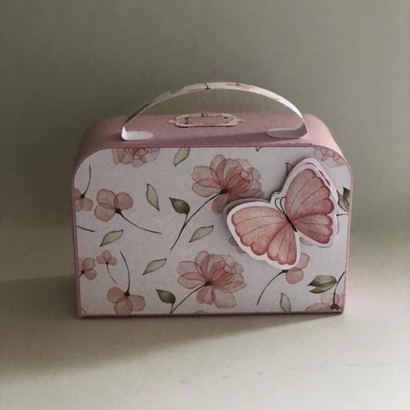 Caixa Lembrancinha Maleta Personalizada no Tema Jardim!