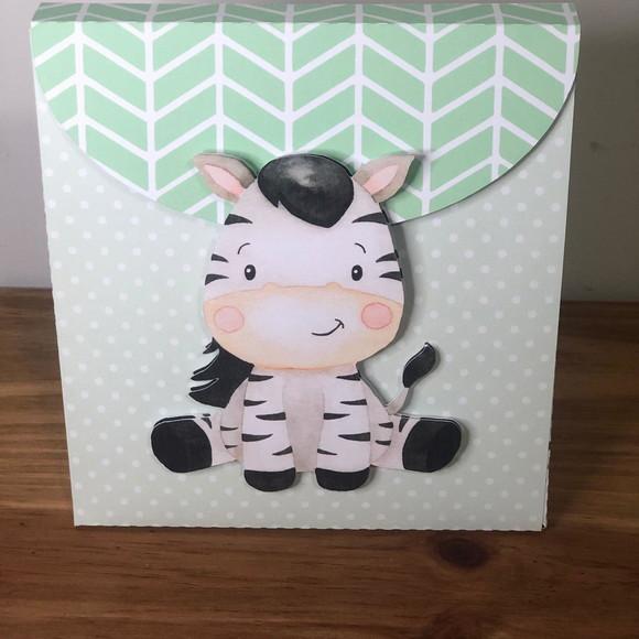 Caixa Lembrancinha Mochila Personalizada no tema Safari!