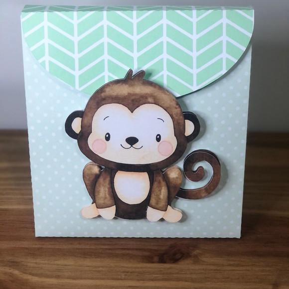 Caixa Lembrancinha Mochila Personalizada no tema Safari!