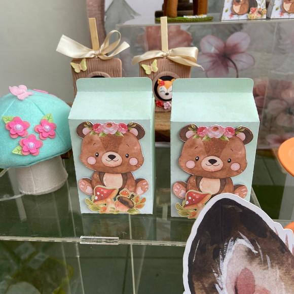 Caixa Milk Personalizada no Tema Bosque!