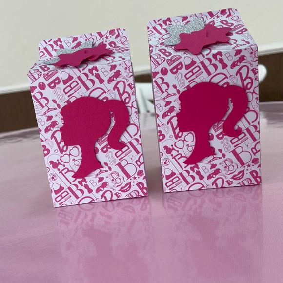 Caixa Milk Personalizada no Tema Barbie!!!