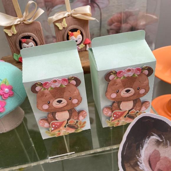 Caixa Milk Personalizada no Tema Bosque!