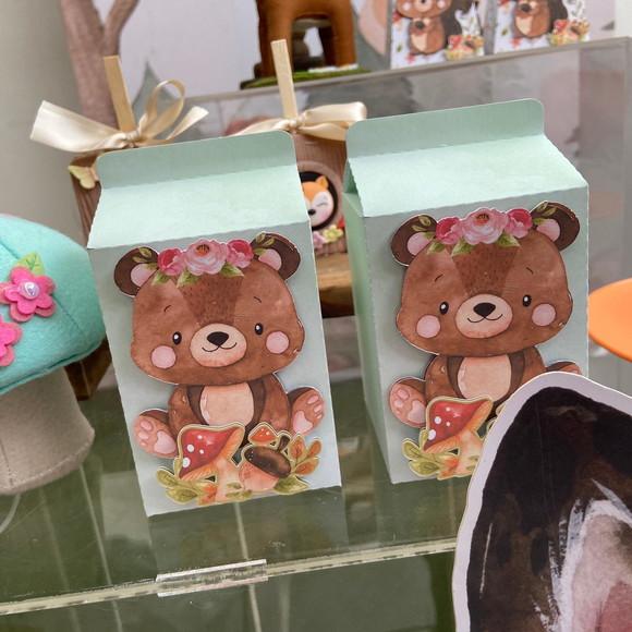 Caixa Milk Personalizada no Tema Bosque!