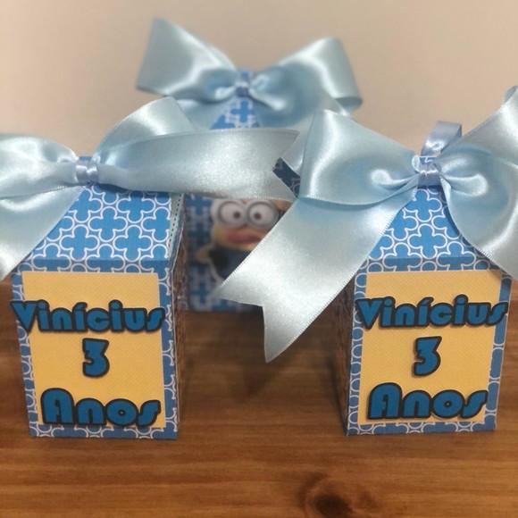 Caixa Milk Personalizada no tema Minions!