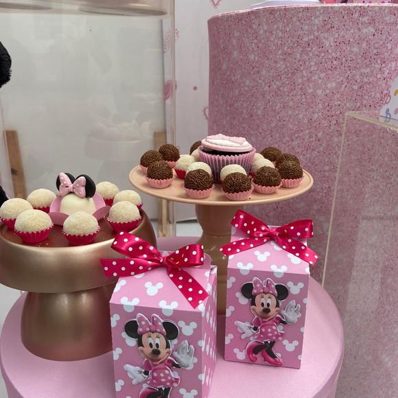Caixa Milk Personalizada no Tema Minnie Rosa!!!