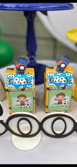 Caixa Milk Personalizada Tema Futebol Copa do Mundo Brasil!