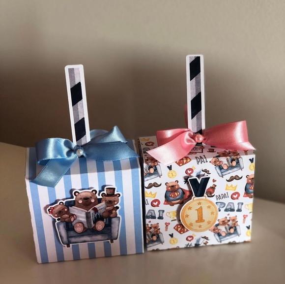 Caixa Picolé Personalizada no tema Dia dos Pais!