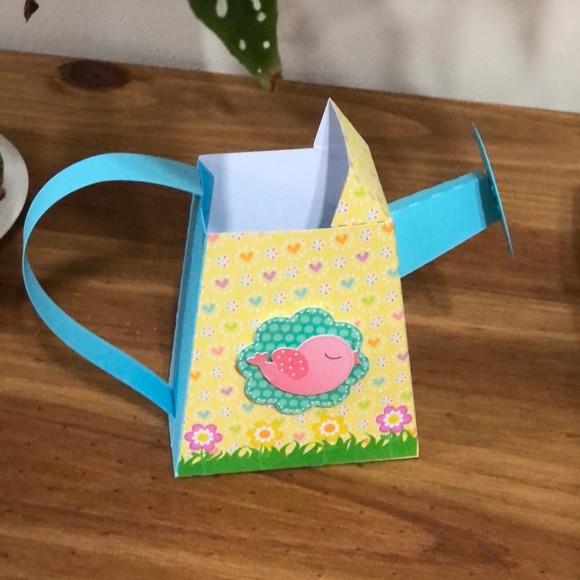 Caixa Regador Personalizado no Tema Jardim