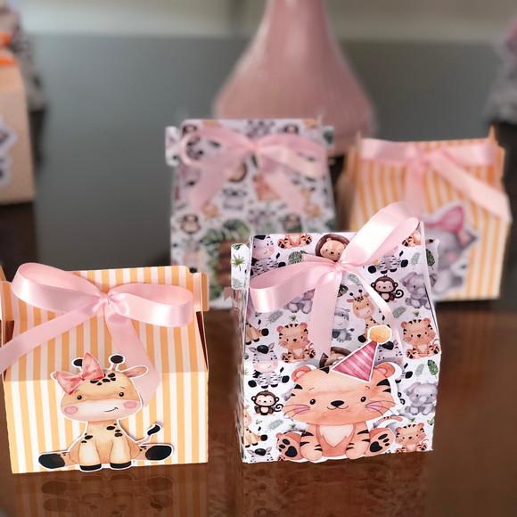 Caixa Sacola Personalizada no tema Safari!