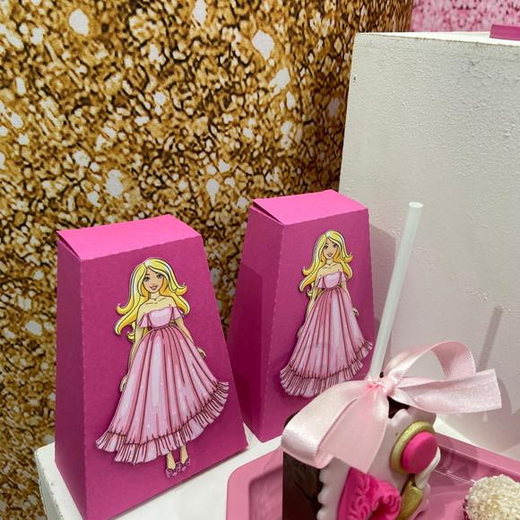 Caixa Sino Personalizada no Tema Barbie!