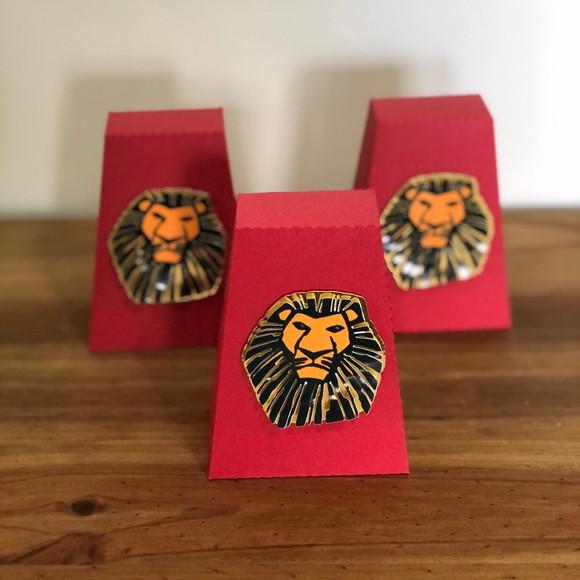 Caixa Sino Personalizada no tema O Rei Leão!