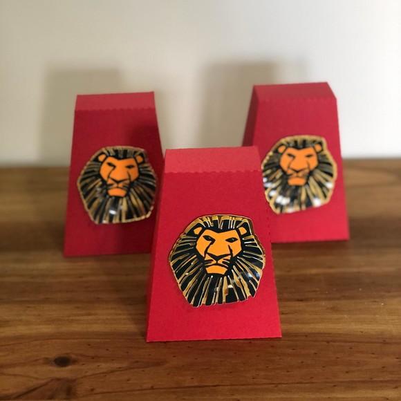 Caixa Sino Personalizada no tema O Rei Leão!